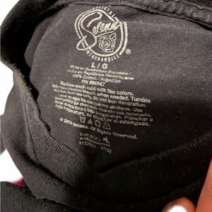 Selvage Women's Black Short Sleeve Crew Tee - L/G